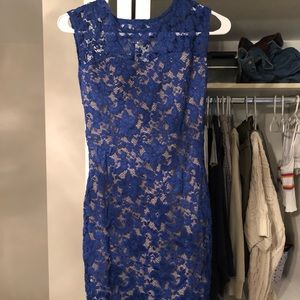 Royal Blue Lace Dress